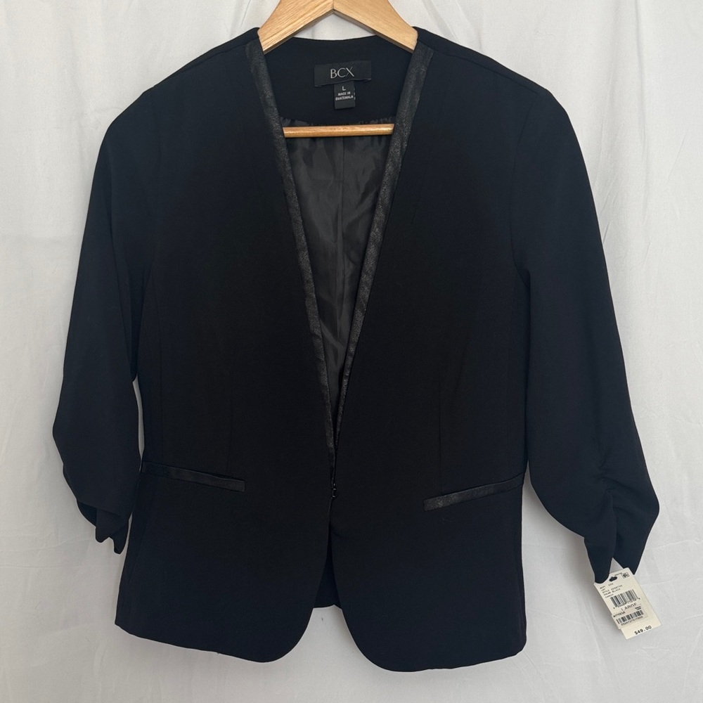 BCX Women's Elegant Black Blazer